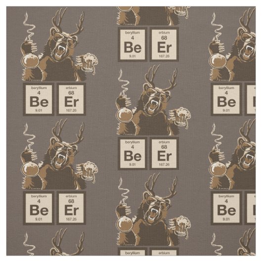 Tissu Bière découverte par ours de chimie (Échantillon)