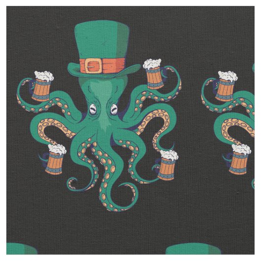 Tissu Bière-Octopus (Fermer)