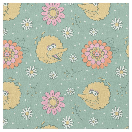 Tissu Big Bird | Good Vibes Floral Pattern (Fermer)