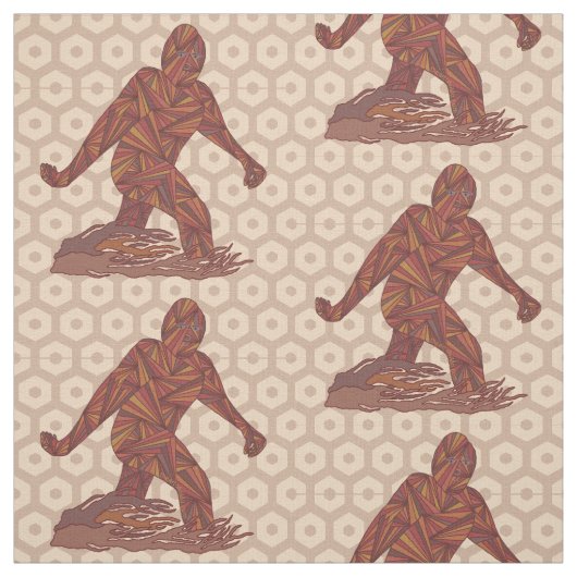 Tissu Bigfoot Sasquatch Cryptid Créature Amusant (Échantillon)