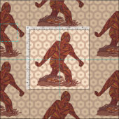 Tissu Bigfoot Sasquatch Cryptid Créature Amusant (Carreau)