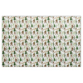 Tissu Bigfoot se cachant dans le Motif forestier (Fat Quarter)
