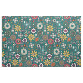 Tissu bijoux boho trésors viridian vert (Fat Quarter)