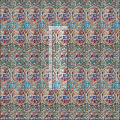 TISSU BIJOUX MINIATURES, PIERRES, PERLES, ANGES (Carreau)