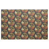 Tissu Bill Pickett Black Cowboy Fabric (Fat Quarter)