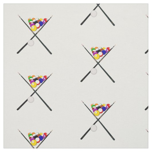 Tissu Billard et billes de piscine (Échantillon)