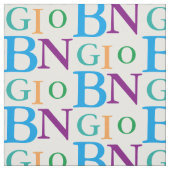 Tissu Bingo (Échantillon)