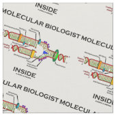 Tissu Biologiste moléculaire dans la réplication de l'AD (Fermer)