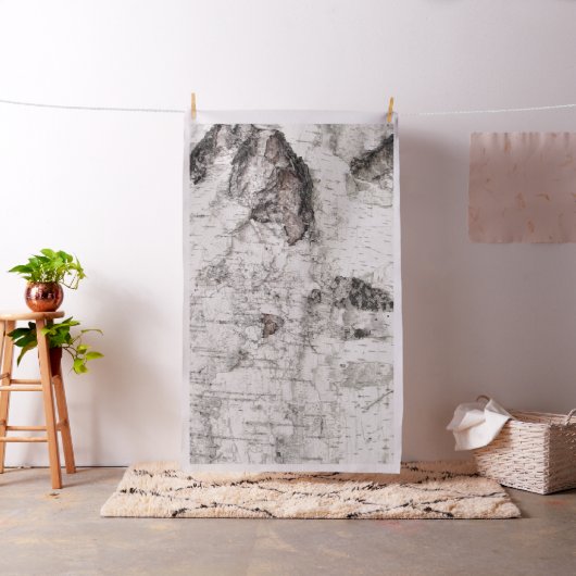 Tissu Birch bark pattern fabric (In Situ)
