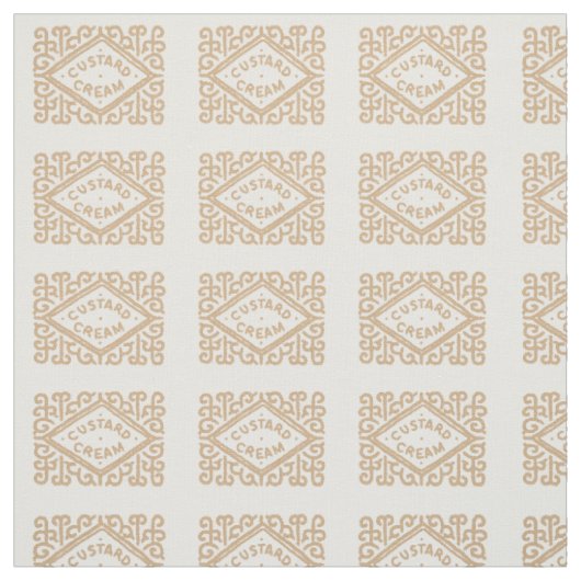 Tissu Biscuit crème de crème anglaise (Échantillon)