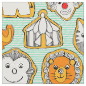 Tissu biscuits de cirque (Fermer)