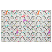 Tissu biscuits de panda (Fat Quarter)