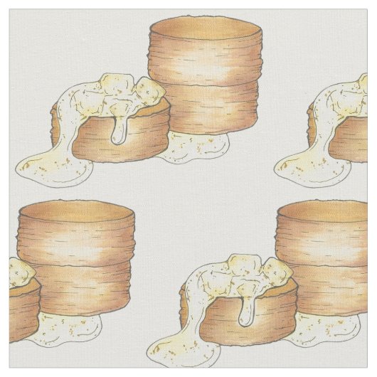 Tissu Biscuits et saucisses Gravité Petit déjeuner Sud (Fermer)