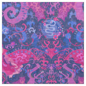 Tissu Bisexual Fierté Drapeau Couleurs Dragon Damask (Échantillon)