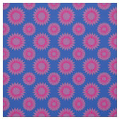 Tissu Bisexuality pride colors /blue flower pattern (Échantillon)