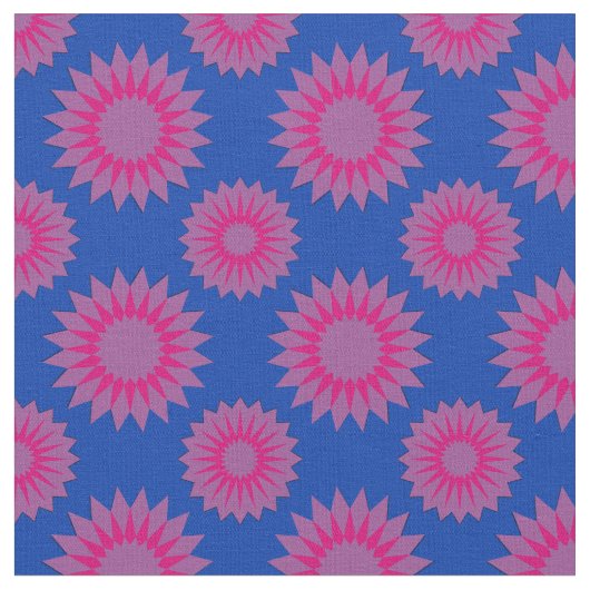 Tissu Bisexuality pride colors /blue flower pattern (Fermer)