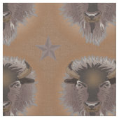 Tissu Bison rustique des plaines de l'Ouest (Fermer)