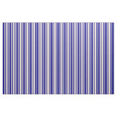 Tissu Bisque & Bleu foncé Motif des rayures (Fat Quarter)