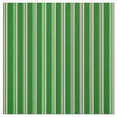 Tissu Bisque et rayures de couleur vert foncé (Échantillon)
