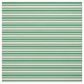 Tissu Bisque et Sea Green Lines (Échantillon)