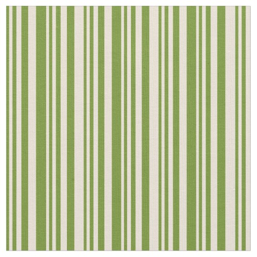 Tissu Bisque et vert (Fermer)
