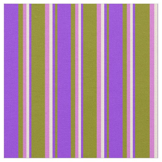 Tissu Bisque, vert, violet et orchidée (Fermer)