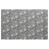 Tissu BITE ME orchidées et rose NOIR BLANC (Fat Quarter)