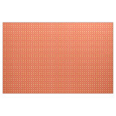 Tissu Bitétiser les beignes rouges orange avec remplissa (Yard)