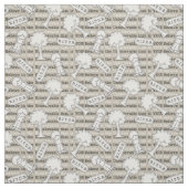 Tissu BITUB Motif (Croyez en l'incroyable) (Échantillon)