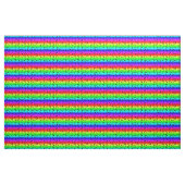 Tissu Black Angled Music Notes Motif Rainbow Gradient (Yard)