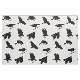Tissu Black Bird ou Crow peut-être Raven