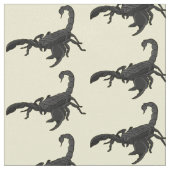 Tissu Black hungry scorpion (Fermer)