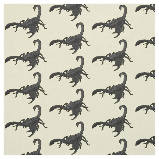 Tissu Black hungry scorpion (Échantillon)
