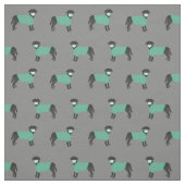 Tissu Black Labrador en gris maquis (Échantillon)