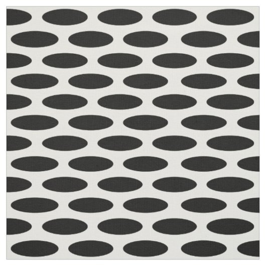 Tissu Black Modern Oval à Emporiomoffa (Échantillon)