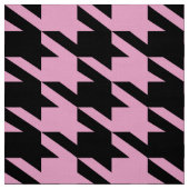 Tissu Black & Pink Houndstooth Seamless Pattern (Échantillon)