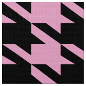 Tissu Black & Pink Houndstooth Seamless Pattern (Fermer)