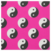 Tissu black white pink yang (Échantillon)