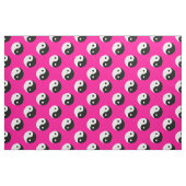 Tissu black white pink yang (Fat Quarter)