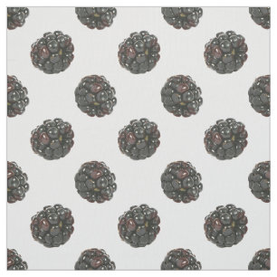 Tissu Blackberry. Pois. modèle de fruits