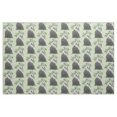 Tissu Blaireaux floraux (Fat Quarter)