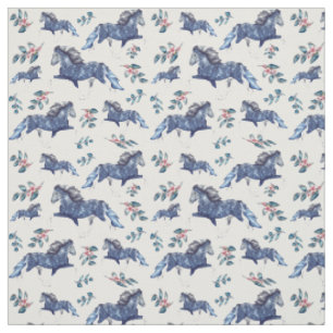 Tissu Blámóða et les Fleurs Heureuses