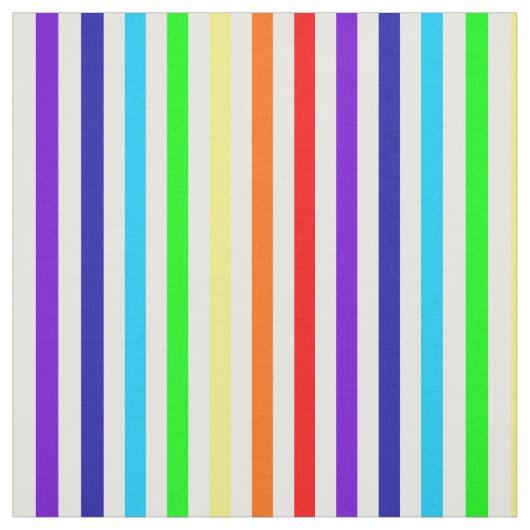 Tissu blanc arc-en-ciel (Échantillon)