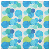 Tissu blanc bleu Abstrait (Échantillon)
