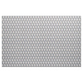 Tissu blanc d'art de chien de caniche (Yard)