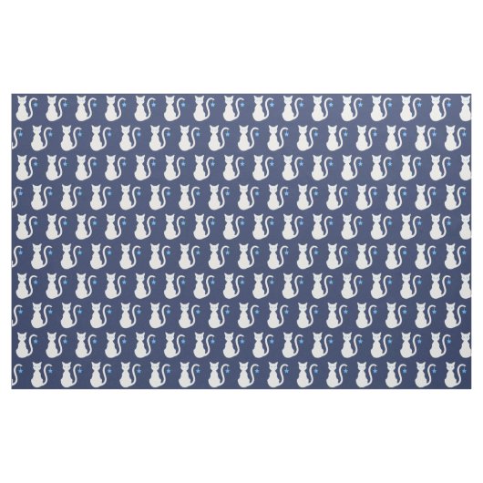 Tissu blanc de chat (Yard)