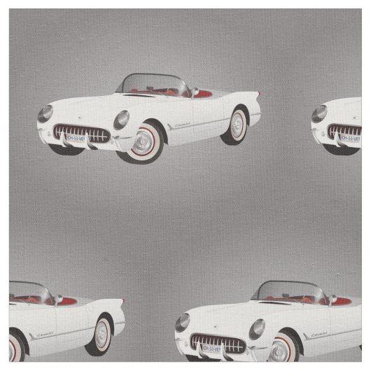Tissu blanc de convertible de Rod d'auge (Fermer)