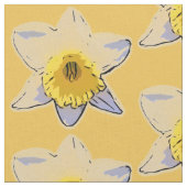 Tissu blanc de jonquille (jaune) (Fermer)