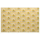 Tissu blanc de jonquille (jaune) (Fat Quarter)