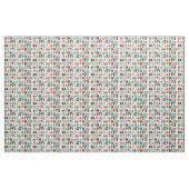 Tissu blanc de joyeux anniversaire (Yard)